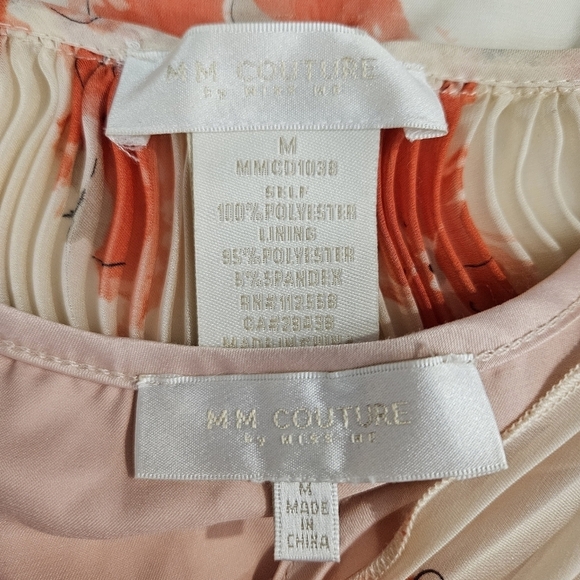 Miss Me MM Couture Poppy Print Accordian Pleated Dress - Picture 5 of 7